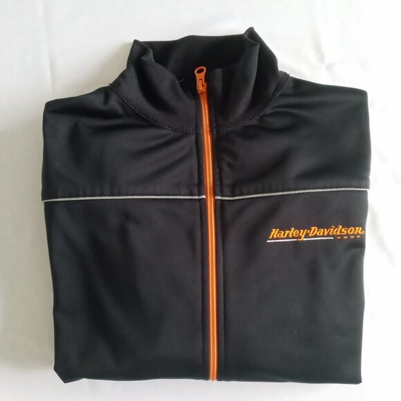 Harley-Davidson women's full zip black track jacket size small - Picture 9 of 10